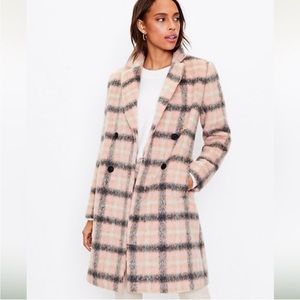 NWT Loft Double Breasted Coat